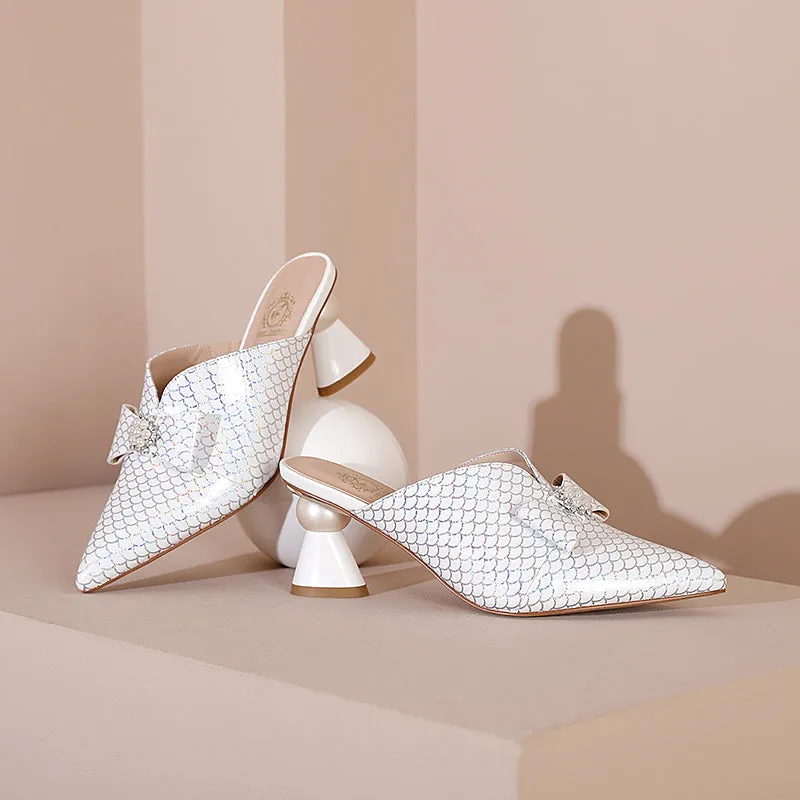 Zephyrique Snakara Slip Heels